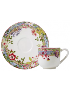 Tasses à café Millefleurs -...