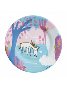 Assiette à dessert Licorne...