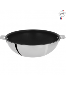 Wok anti-adhérent amovible...