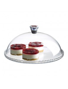 Plat à tarte avec cloche