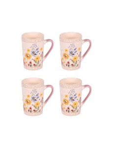 Coffret de 4 mugs Céleste