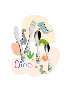 Couverts enfants Dino 4 pièces