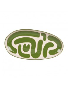 Plat ovale Lulli Vert -...