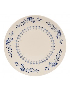 Plat rond Appoline Bleue -...