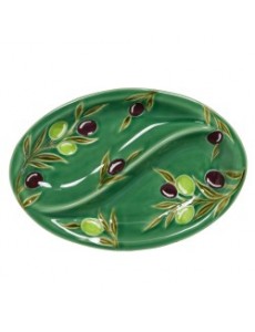 Plat 2 compartiments Olive...