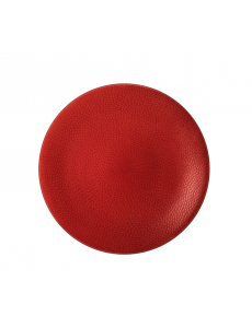 Assiette plate Stone rouge...