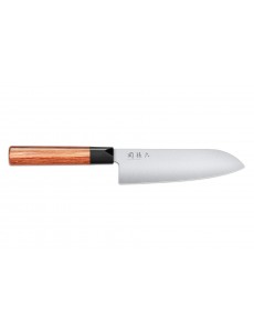 Couteau Santoku 17 Red Wood...